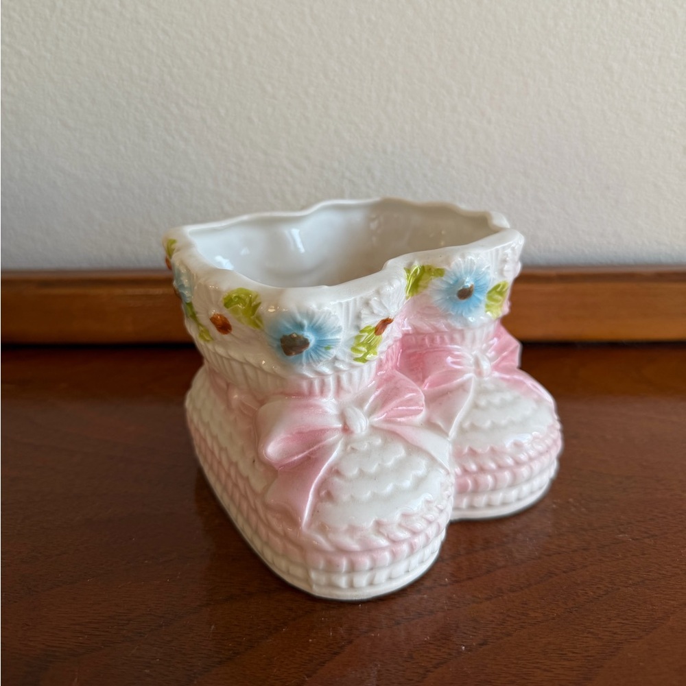 Vintage Ceramic Baby Booties